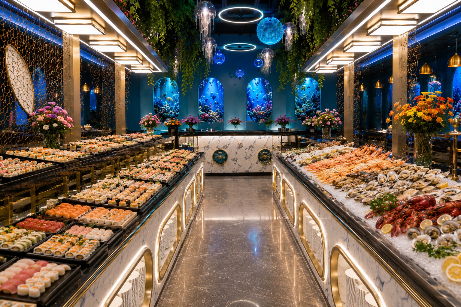 Azur Bambou 閩竹宛, buffet