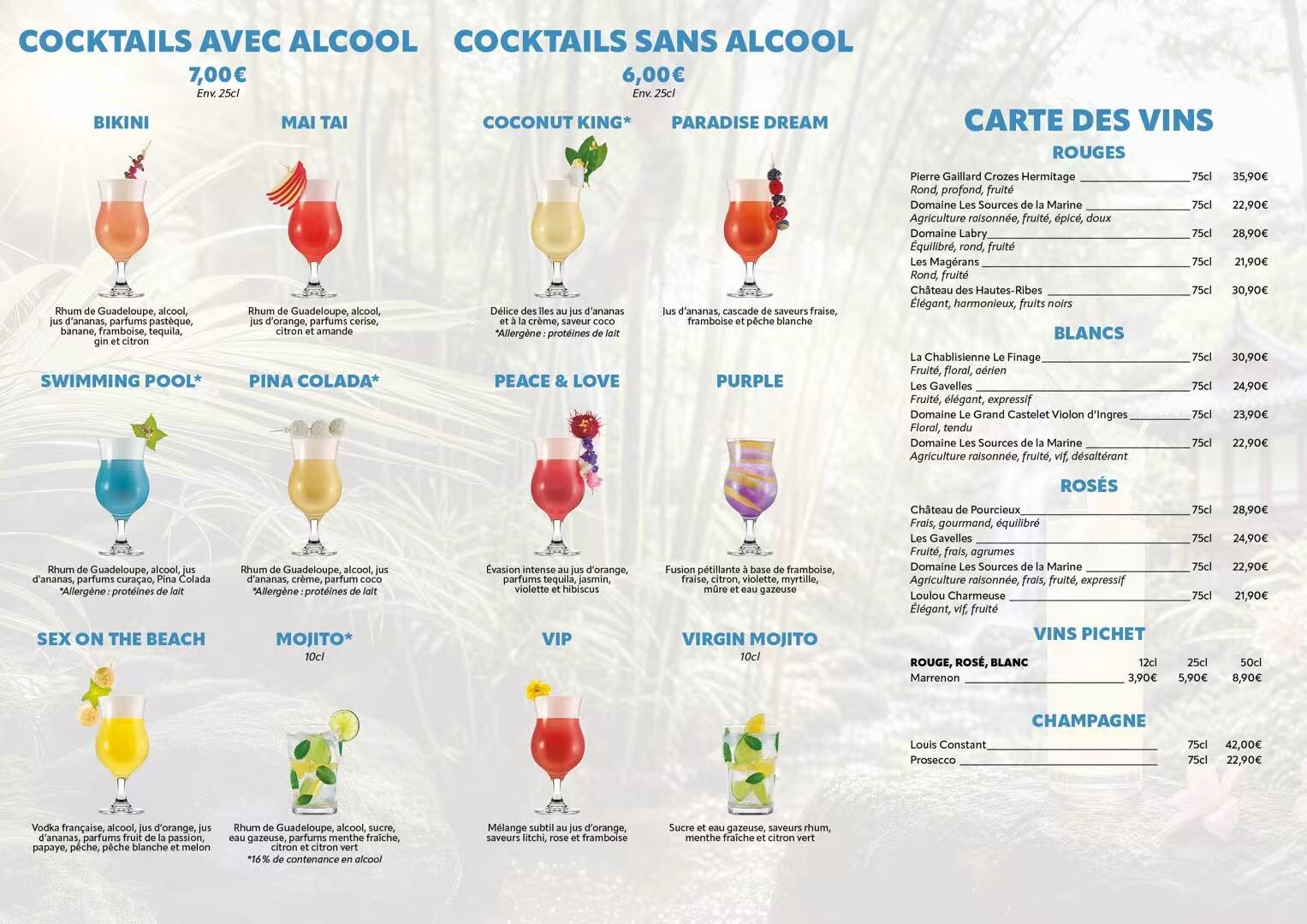 Cocktails & Vins